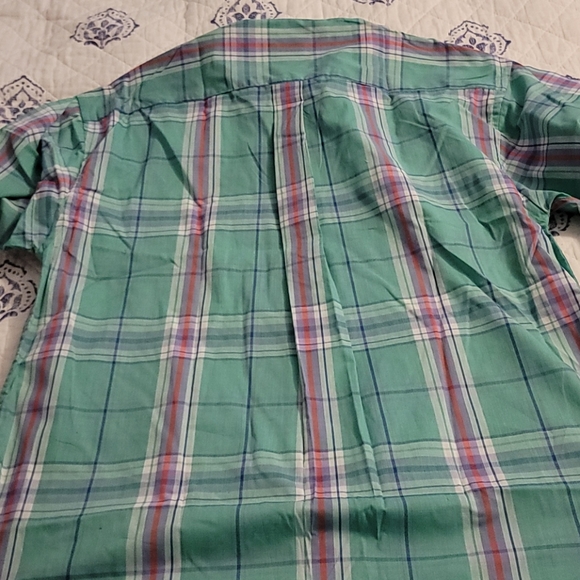 NWT London Fog Short Sleeve Button Down Sz LT - Picture 4 of 4